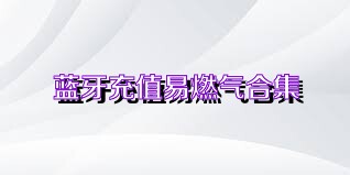 蓝牙充值易燃气合集