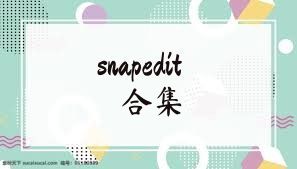 snapedit合集