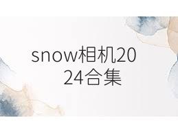 snow相机2024合集