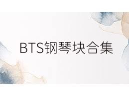 BTS钢琴块合集